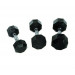 Гантель 45кг Perform Better Rubber Encased Hex Dumbbells 4137-45\BK-45-00 75_75