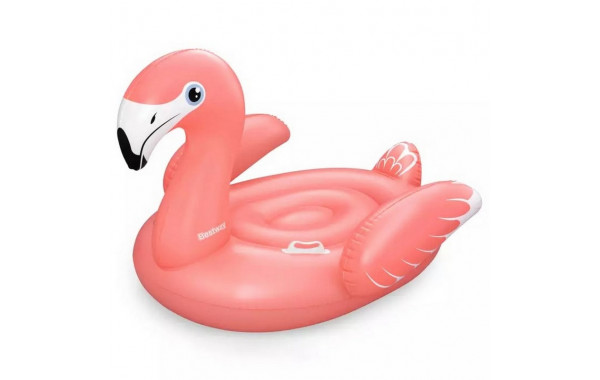 Надувная игрушка-наездник 160х120см, до 100 кг Bestway Фламинго 41526 600_380