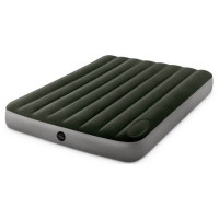 Надувной матрас Intex Downy Airbed Fiber-Tech 137х191х25 см, со встроенным ножным насосом 64762