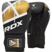 Перчатки тренировочные RDX BGR-F7BGL-8OZ черный\золотой 75_75