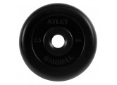 Диск обрезиненный d26мм MB Barbell MB-AtletB26-2,5 2,5кг черный