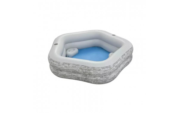 Детский надувной бассейн 213х206x53см, 575 л, от 6 лет Bestway Splash Paradise 54423 600_380