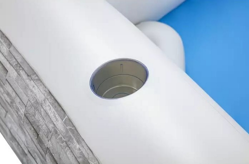 Детский надувной бассейн 213х206x53см, 575 л, от 6 лет Bestway Splash Paradise 54423 1024_674