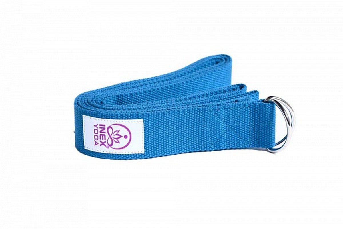 Ремень для йоги Inex Stretch Strap YSTRAP-651\24-BL-00 синий 1200_800