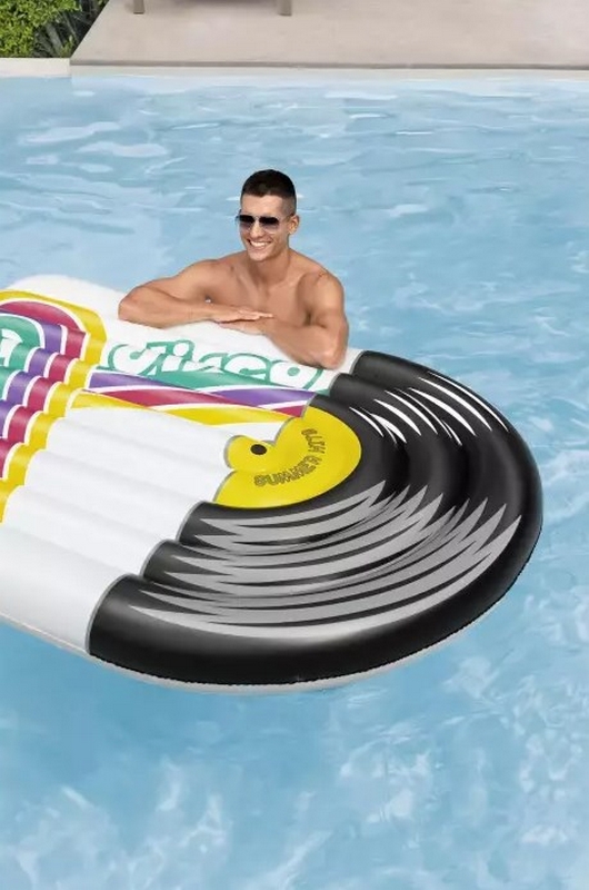 Надувной матрас для плавания 196x145см, до 100 кг Bestway Lounger Pool Float 43837 530_800