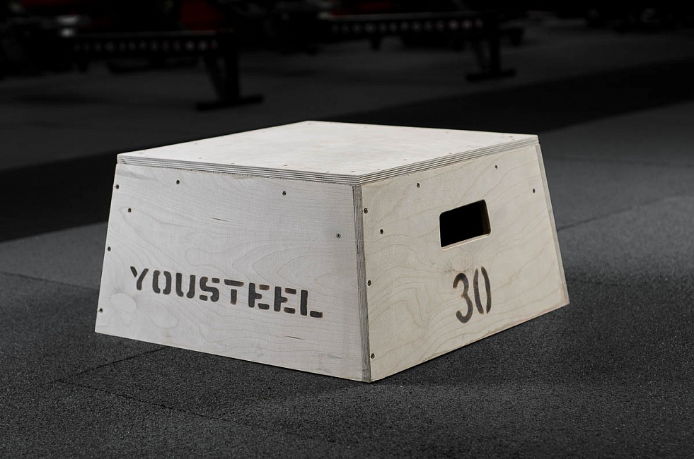 Тумба трапециевидная YouSteel 30см, фанера 981_650