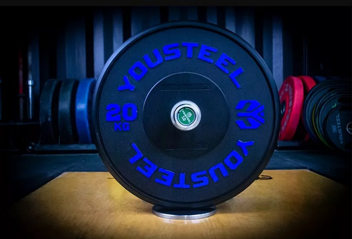 Диск 20кг YouSteel Training PRO черный 1200_817