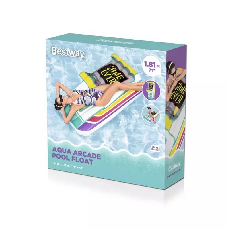 Надувной матрас для плавания 181x112см, до 100 кг Bestway Aqua Arcade 43851 795_800