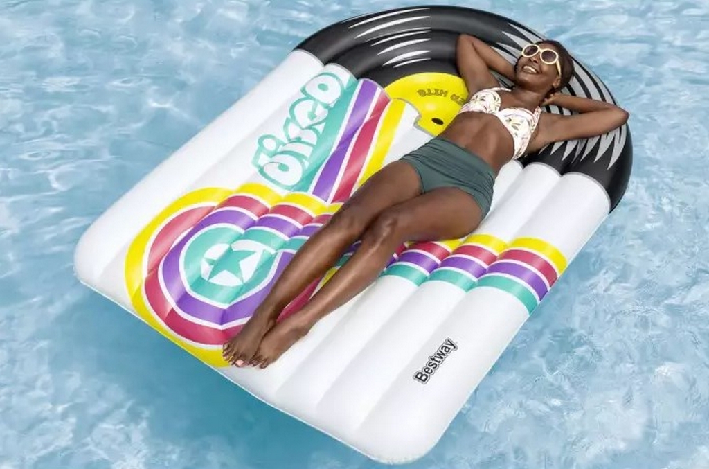 Надувной матрас для плавания 196x145см, до 100 кг Bestway Lounger Pool Float 43837 1024_677