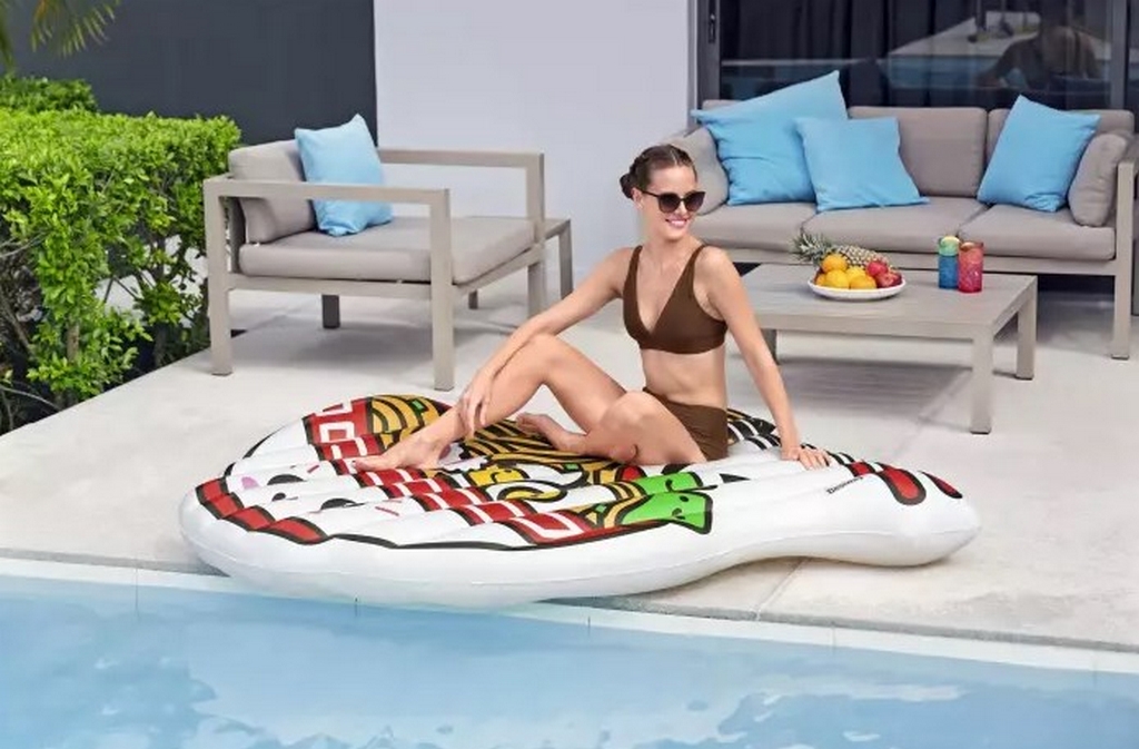 Надувной матрас для плавания 183x168см, до 100 кг Bestway Summer Soba 43841 1024_673