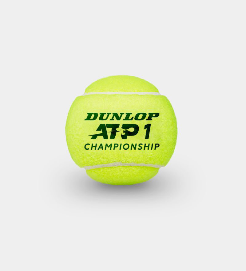 Мяч теннисный Dunlop ATP Championship 4B, 601333, уп.4ш, одобр. ITF, нат.резина,фетр. 800_880