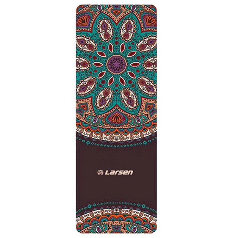 Коврик для фитнеса и йоги, microfiber, 183х61х0,3см Larsen Style 3 800_800